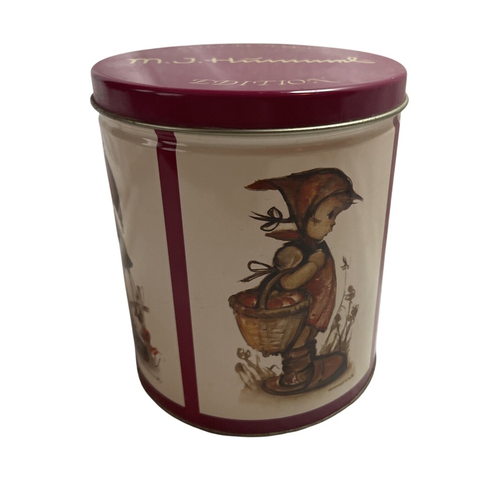 MJ Hummel‎ Collector's Edition Tin Can Vintage Kitchen Storage Decor 1996